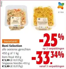 Colruyt Boni Selection alle oosterse gerechten aanbieding