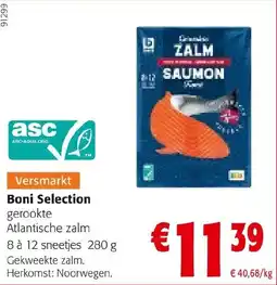 Colruyt Boni Selection Gerookte Atlantische Zalm aanbieding