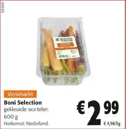 Colruyt Boni Selection gekleurde wortelen aanbieding