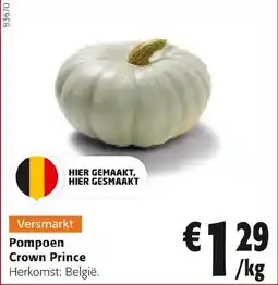 Colruyt Pompoen Crown Prince aanbieding