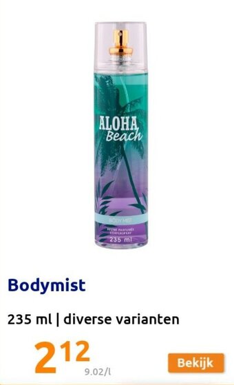 Action Bodymist 235ml aanbieding