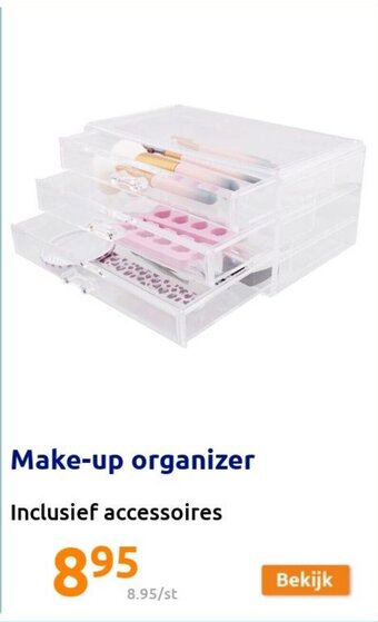 Action Make-up organizer aanbieding