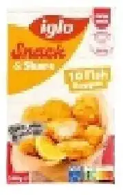 Colruyt Iglo Snack & Share Fish Nuggets aanbieding