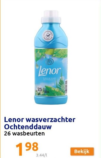 Action Lenor wasverzachter Ochtenddauw aanbieding
