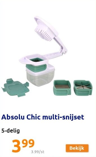 Action Absolu Chic multi-snijset aanbieding