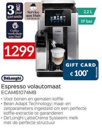 Exellent DeLonghi Espresso volautomaat aanbieding