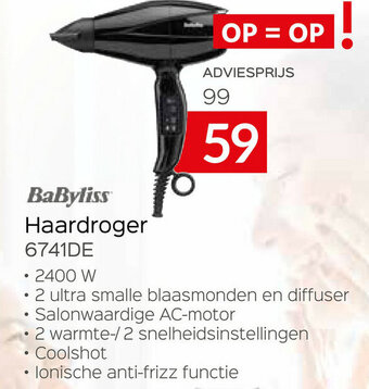 Exellent Babyliss Haardroger aanbieding