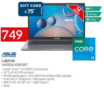 Exellent ASUS Laptop aanbieding