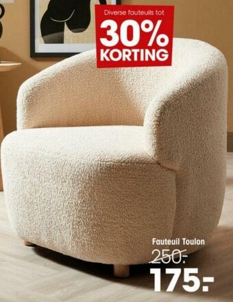 Kwantum Fauteuil Toulon aanbieding