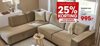 Kwantum Hoekbank Lesa aanbieding