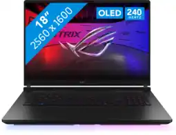 Coolblue ASUS ROG Strix SCAR 18 OLED G835LX-SA008W Azerty aanbieding