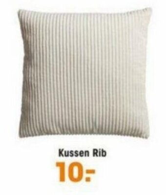 Kwantum Kussen Rib aanbieding
