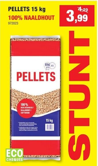 Hubo Pellets 15kg aanbieding