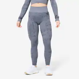 Decathlon Naadloze legging grijs aanbieding