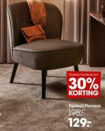 Kwantum Fauteuil Florence aanbieding