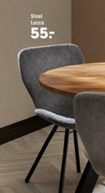 Kwantum Stoel Lucca aanbieding