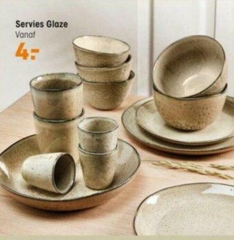 Kwantum Servies Glaze aanbieding