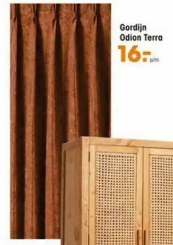 Kwantum Gordijn Odion Terra aanbieding