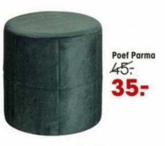 Kwantum Poef Parma aanbieding
