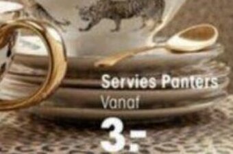 Kwantum Servies Panters aanbieding