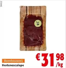 Colruyt Hertenescalope aanbieding