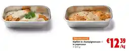 Colruyt Kipfilet in champignonsaus of in pepersaus aanbieding
