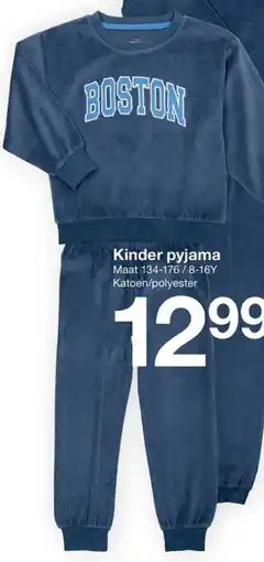 Zeeman Kinder pyjama aanbieding