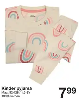 Zeeman Kinder pyjama aanbieding