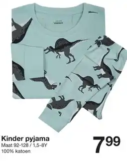 Zeeman Kinder pyjama aanbieding