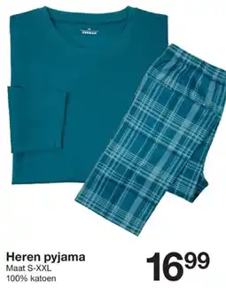 Zeeman Heren pyjama aanbieding