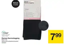Zeeman Dames thermolegging aanbieding