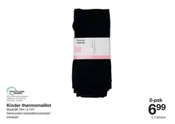 Zeeman Kinder thermomaillot aanbieding