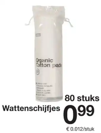 Zeeman Wattenschijfjes aanbieding