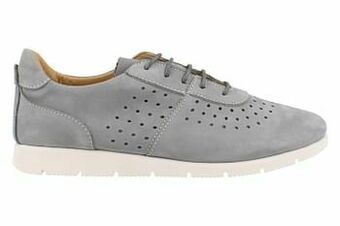 Berca Shoes Darkwood Veterschoen Dames Volledig Leder Ultra Light/soft - Lichtblauw aanbieding