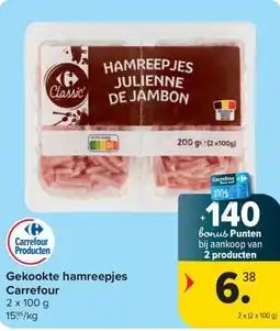 Carrefour Market Gekookte hamreepjes aanbieding