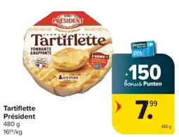 Carrefour Market Président Tartiflette aanbieding