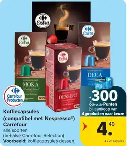Carrefour Market Koffiecapsules (compatibel met Nespresso) Carrefour aanbieding