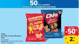 Carrefour Market Chio Chips Pom-Bär of Heart Breakers aanbieding