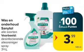 Carrefour Market Sanytol Was en onderhoud aanbieding