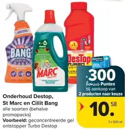 Carrefour Market Onderhoud Destop, St Marc en Cillit Bang aanbieding