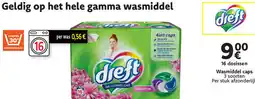 Cora Dreft Wasmiddel caps aanbieding