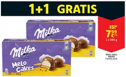 Cora Milka Melo cakes Family pack aanbieding