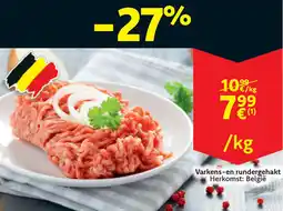 Cora Varkens-en rundergehakt aanbieding