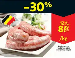 Cora Varkens- en runderworsten aanbieding