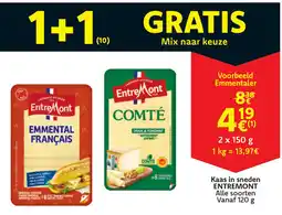 Cora EntreMont Kaas in sneden aanbieding
