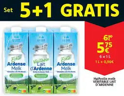 Cora Veritable lait d'ardenne halfvolle melk aanbieding