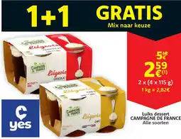 Cora Campagne de france luiks dessert aanbieding