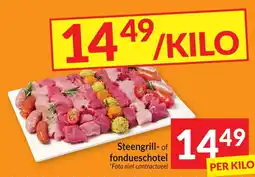 Intermarché Steengrill- of fondueschotel aanbieding