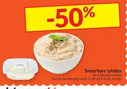 Intermarché Smeerbare salades aanbieding