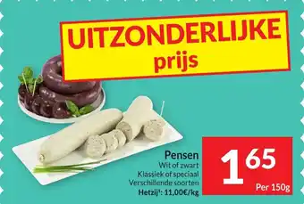 Intermarché Pensen Wit of zwart Klassiek of speciaal aanbieding